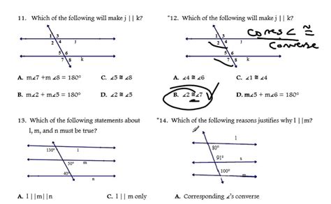 Proving Lines Parallel Worksheet Answers — db-excel.com