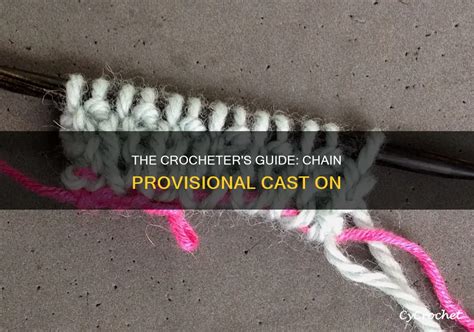 Provisional Cast On Crochet Chain