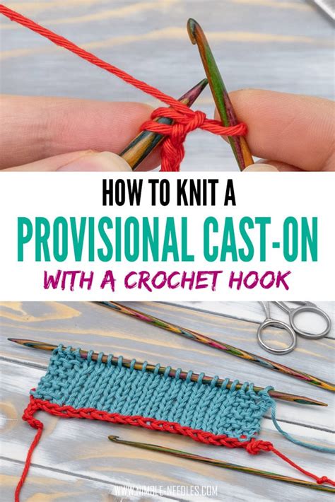 Provisional Cast On With Crochet Hook