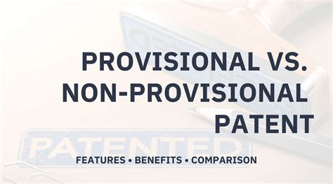 Provisional vs. Non-Provisional: Understanding the Difference