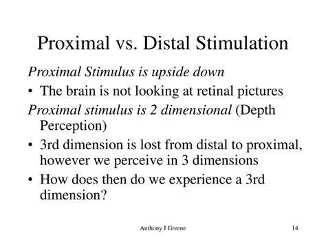 Proximal Vs Distal Stimulus Mcat