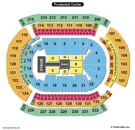 Prudential Center seating chart
