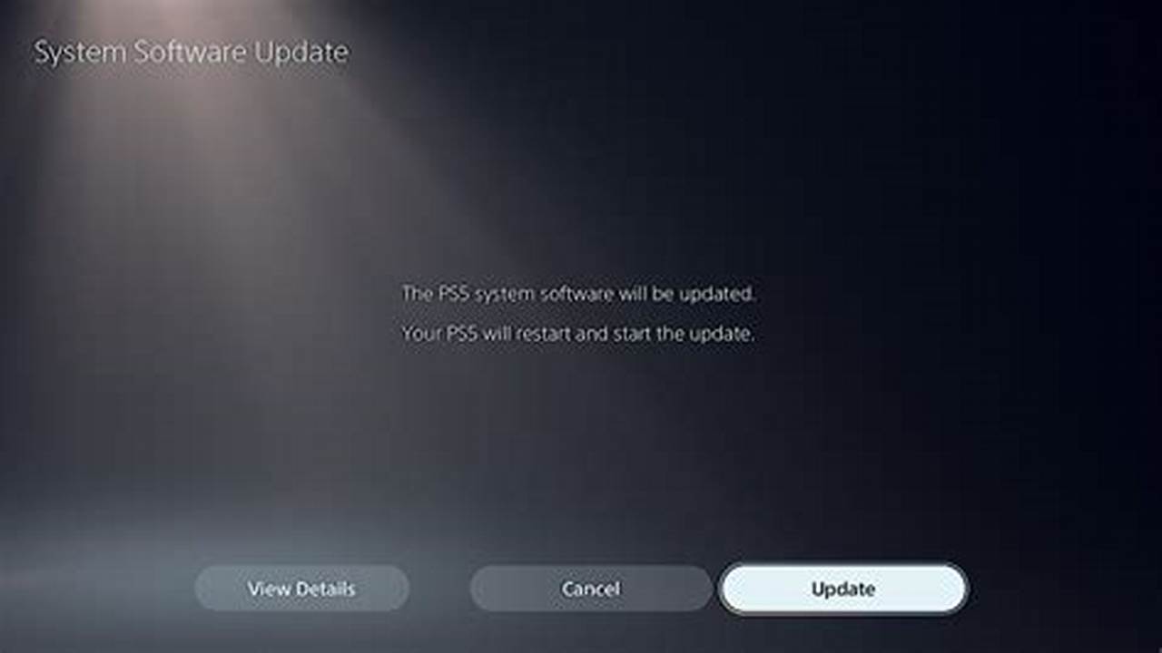 Ps5 System Software Update Jan 2024