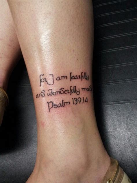 Psalm 139 14 Tattoo