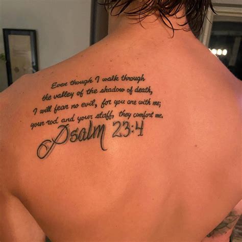 Psalm 23 4 Tattoo