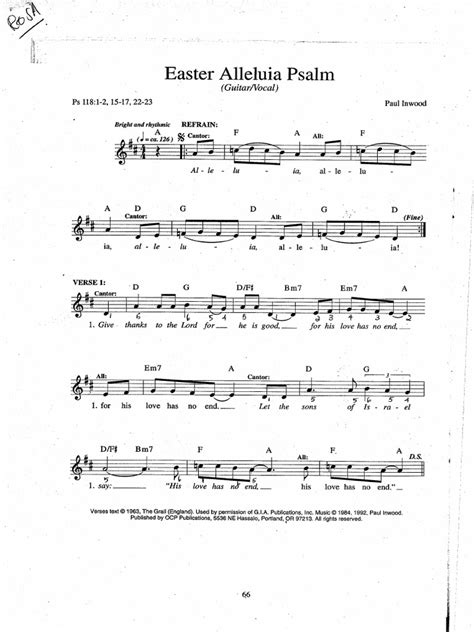 Psalm For Easter