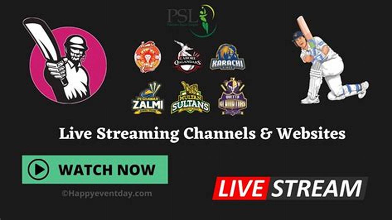 Psl 2024 Live Streaming Channel
