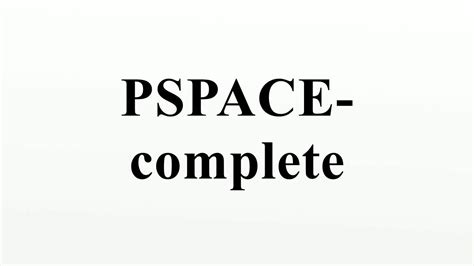 Pspace