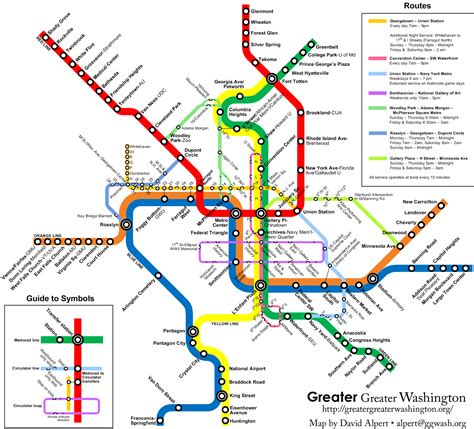 Public Transportation Washington Dc Map