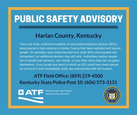 Public Safety Advisory and Next Steps