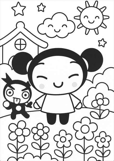 Pucca Coloring Pages