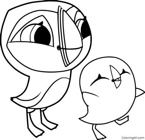 Puffin Rock Coloring Pages