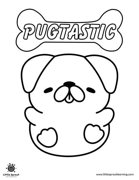 Pug Coloring Page