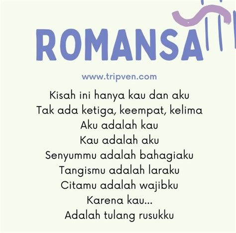 Puisi Baru Romansa