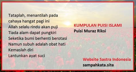 Puisi Pendek Islami