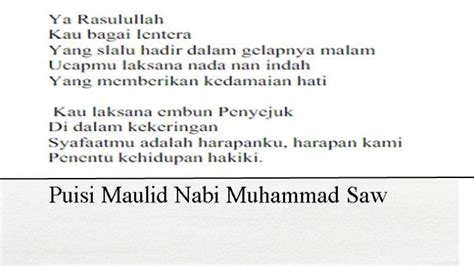 Puisi Singkat Nabi Muhammad