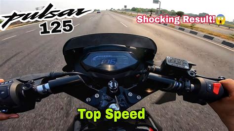 Pulsar 125 Top Speed