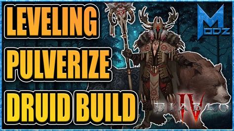 Pulverize Druid leveling build