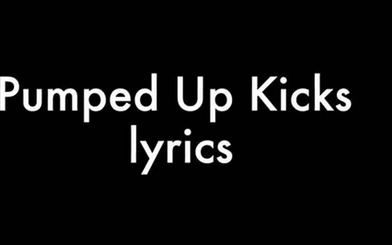 Pumped Up Kicks Verse