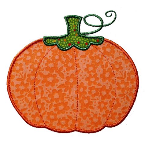 Pumpkin Applique Pattern