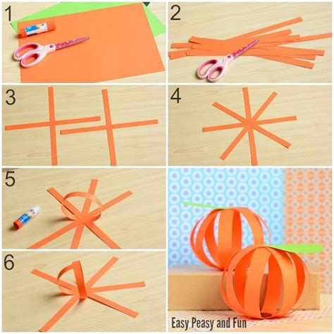 Get Creative with Pumpkin Craft: A Guide to Making Your Own with Construction Paper!