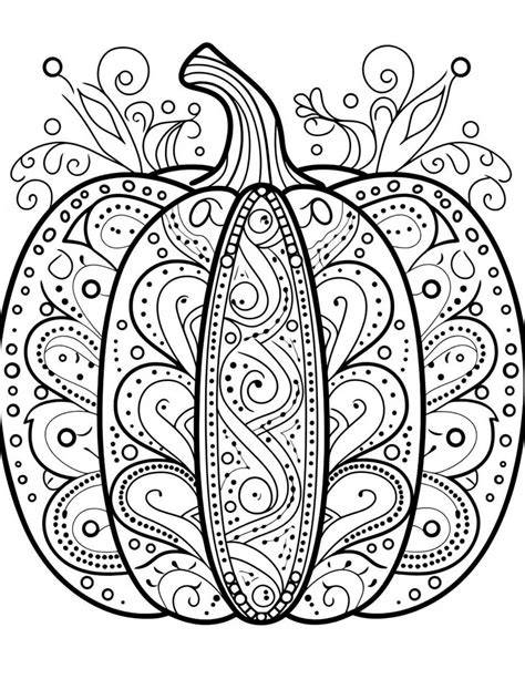 Pumpkin Page To Color