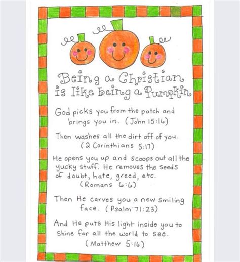 Pumpkin Patch Parable Printable