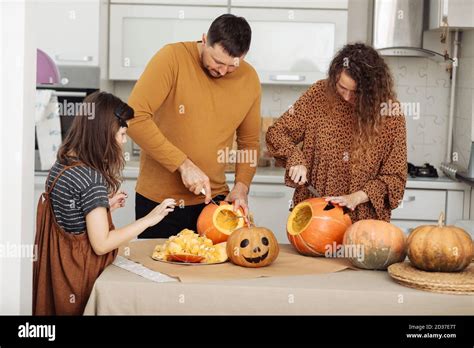 Pumpkin Preparing Halloween