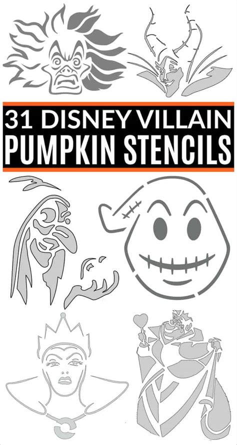 Pumpkin Stencils Printable Disney
