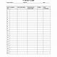 Punch Out List Template