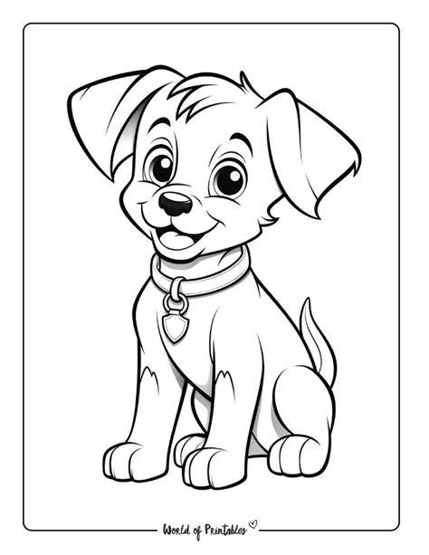 Puppy Color Pages