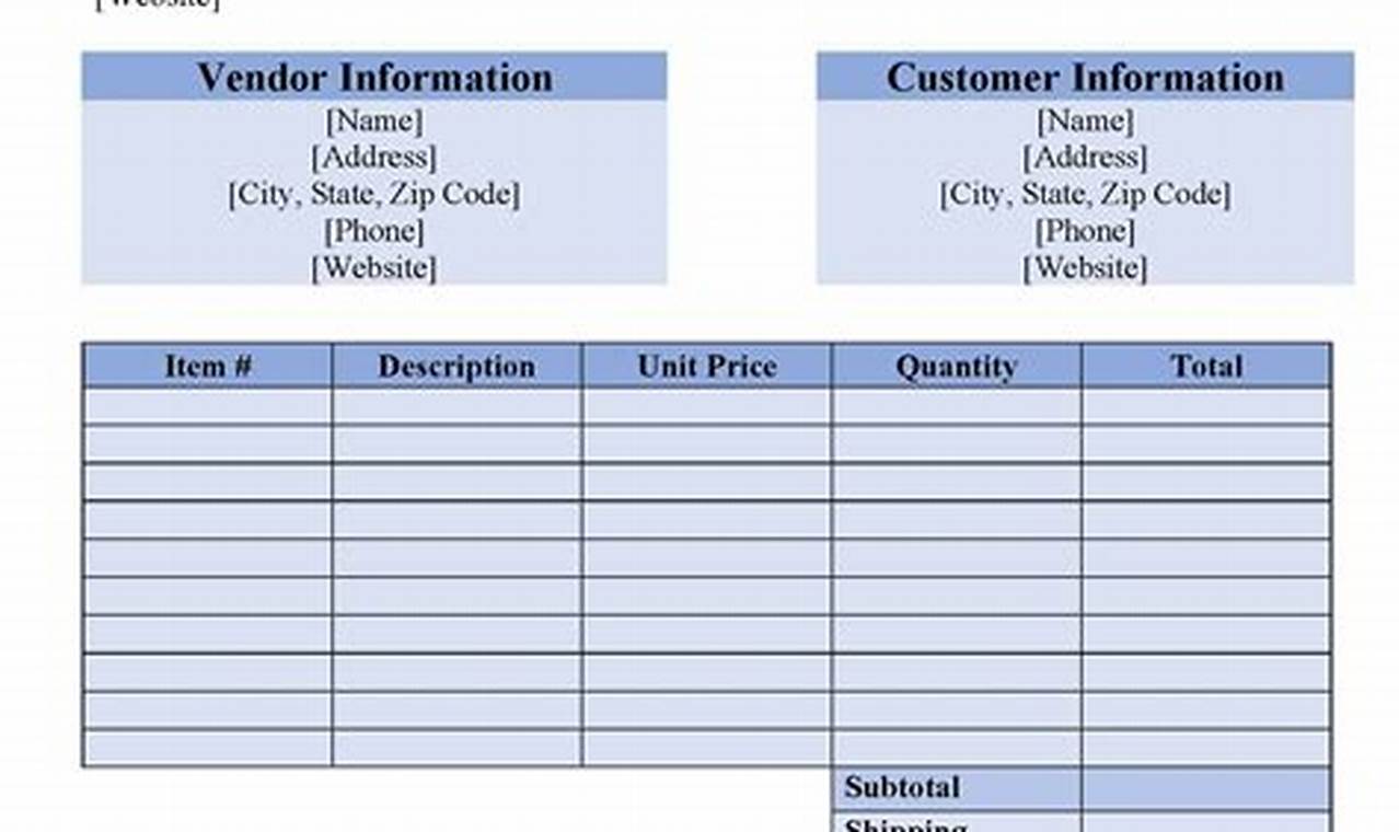 Essential Guide to Purchase Order Forms: Sample Templates for Streamlined Procurement