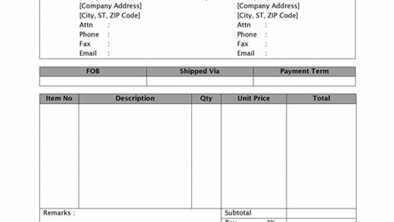 How to Create a Purchase Order Template for Mac: A Comprehensive Guide