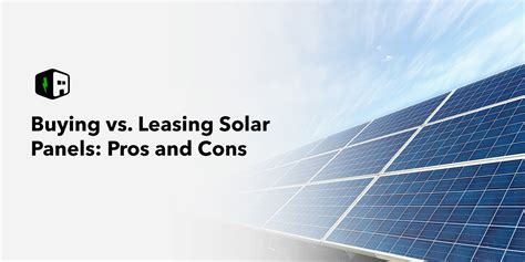 Purchase Options: Buying vs. Leasing Solar