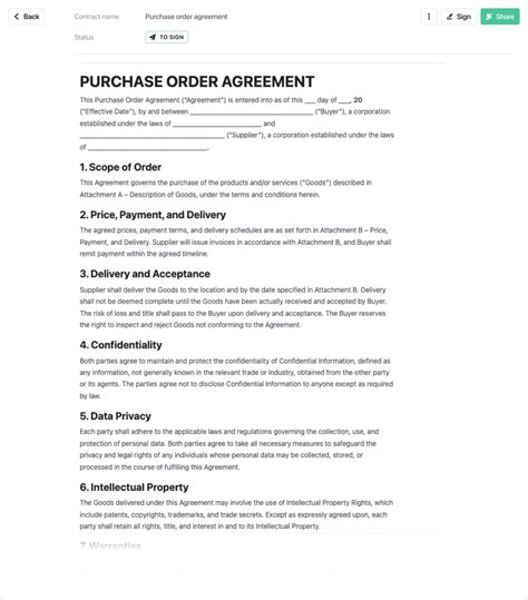 18+ Purchase Agreement Contract Form Examples PDF, Docs, Pages Examples