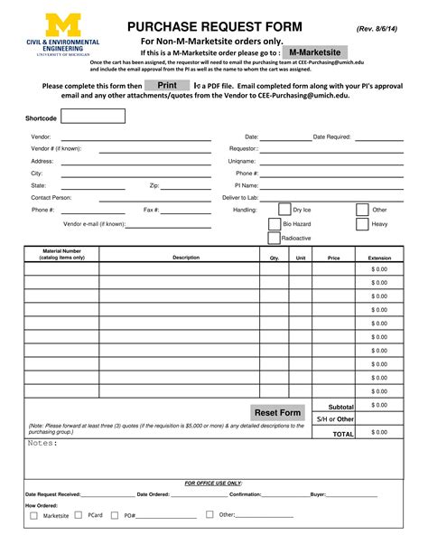 Purchase Request Form template (better than word doc, PDF and excel)