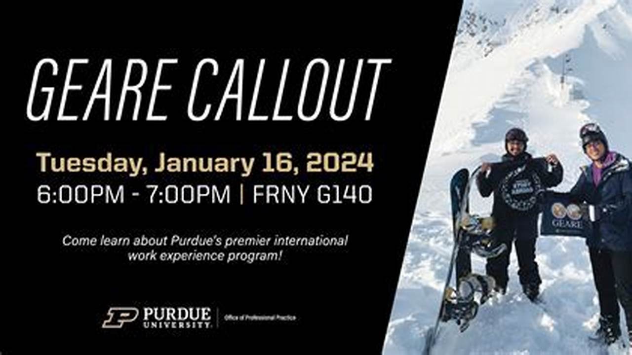 Purdue University Spring Break 2024