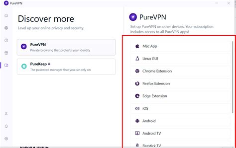 PureVPN device compatibility