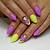 Purple And Yellow Nail Designs