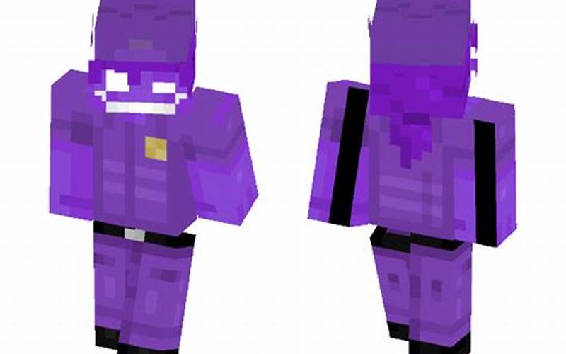 Purple Guy Mc Skin Character