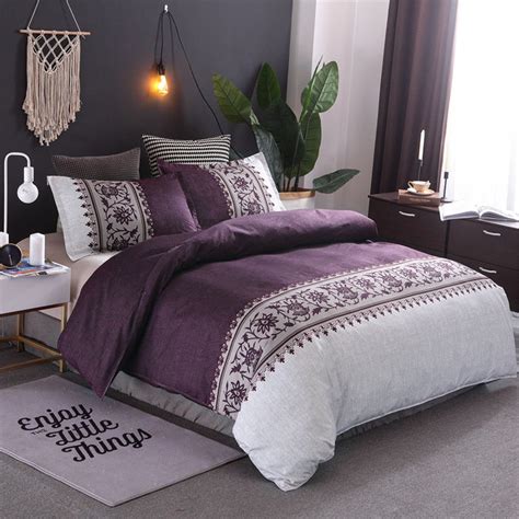 Purple Bed Cover Set