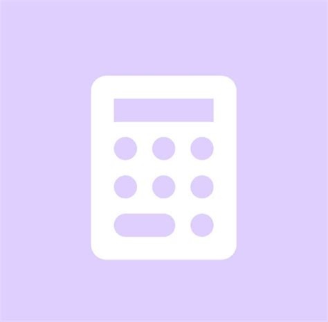 Purple Calculator Icon