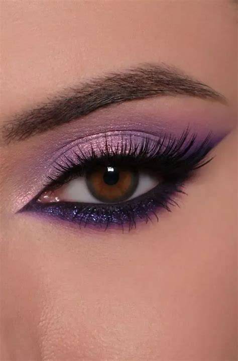 Purple eyeshadow trends on Douyin