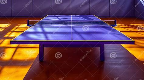Purple Ping Pong Table