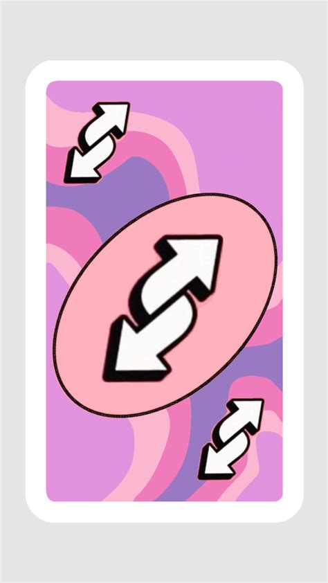 Purple Reverse Uno Card