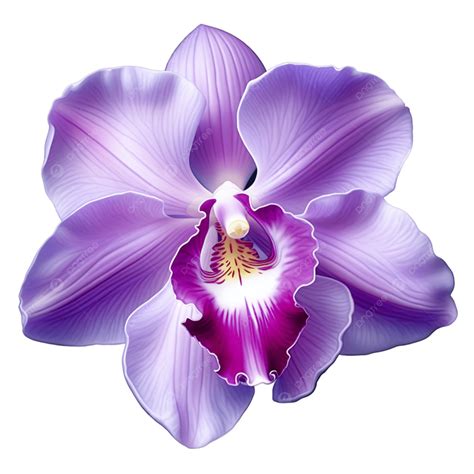 Purple Single Orchid Flower