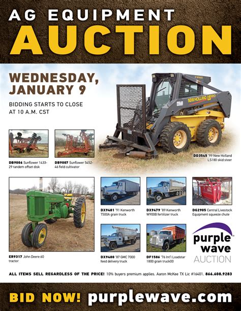 Purple Wave Auction Farm Equipment