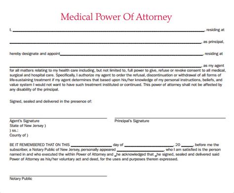 Purposes of Medical Power of Attorney Forms