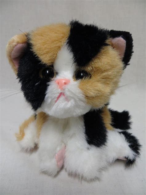 Snuggle up with our Adorable Purring Cat Stuffed Animal - Perfect for All Cat Lovers!