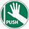 Push Hand Sign